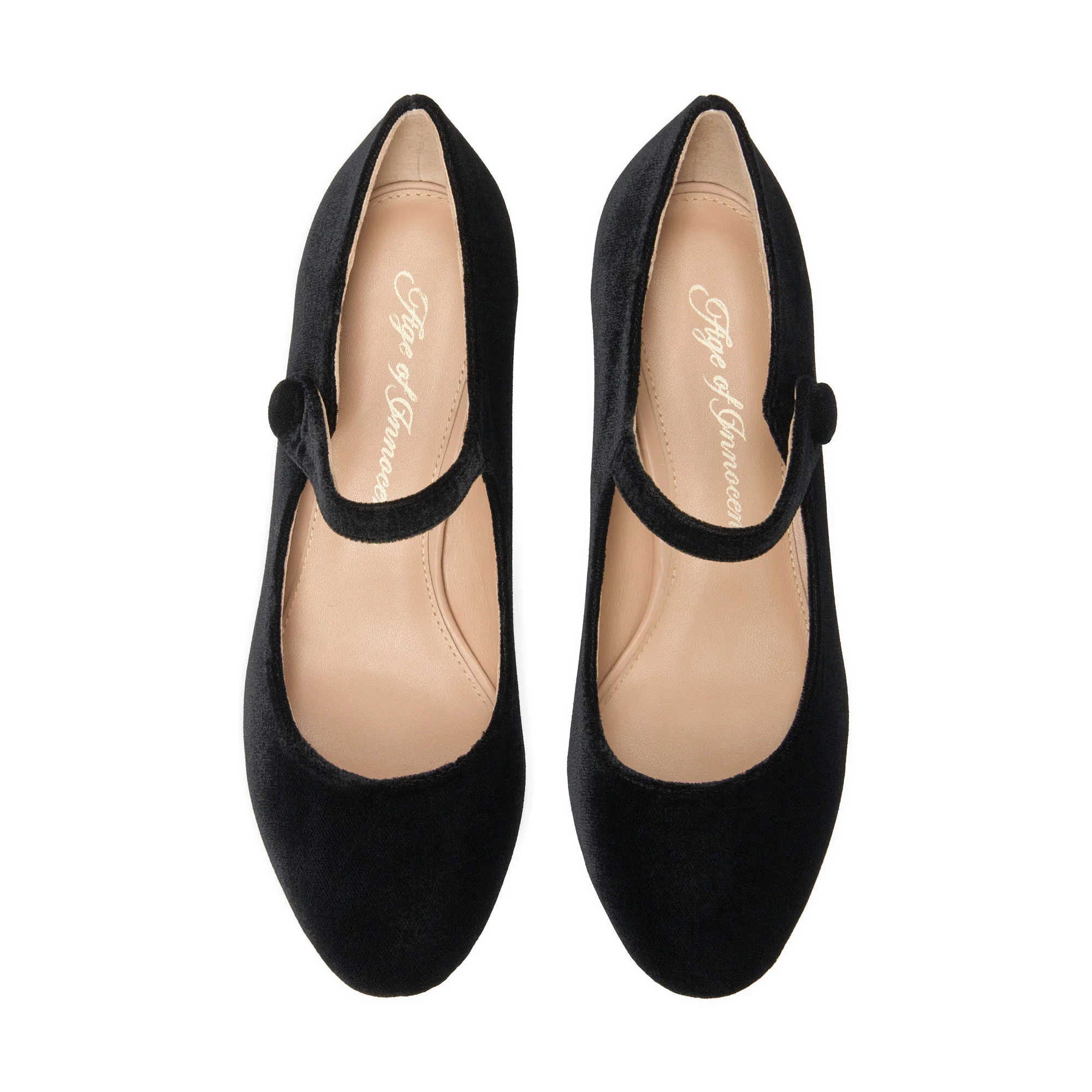 Gemma Velvet Black Shoes - Image 3
