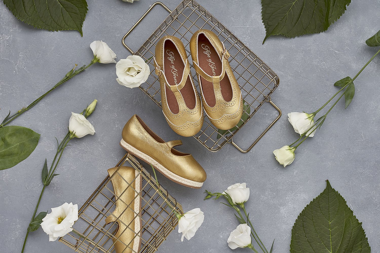 Hailey Gold Espadrilles - Image 3
