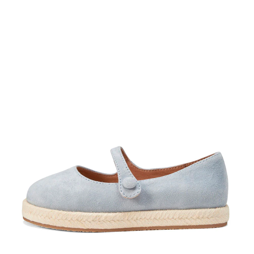 Hailey Suede Blue Espadrilles
