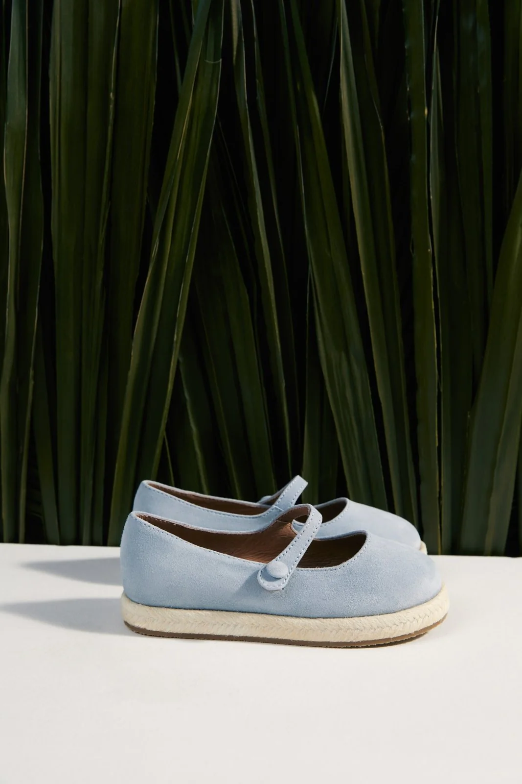 Hailey Suede Blue Espadrilles - Image 3