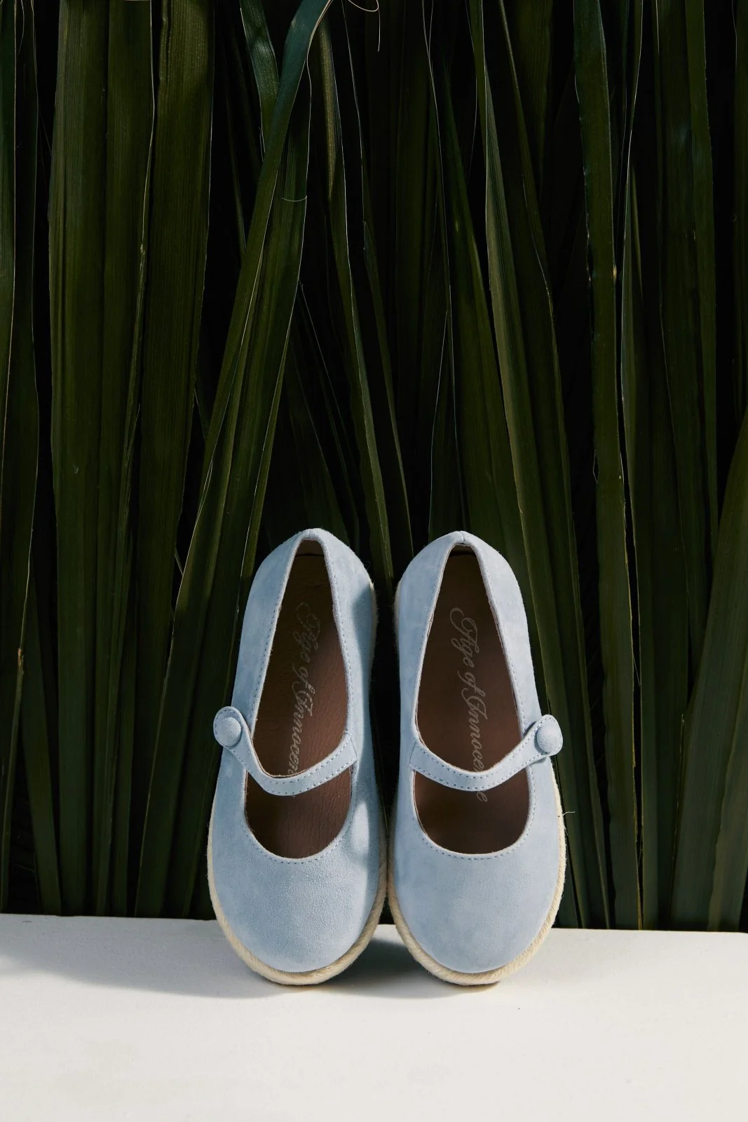 Hailey Suede Blue Espadrilles - Image 4