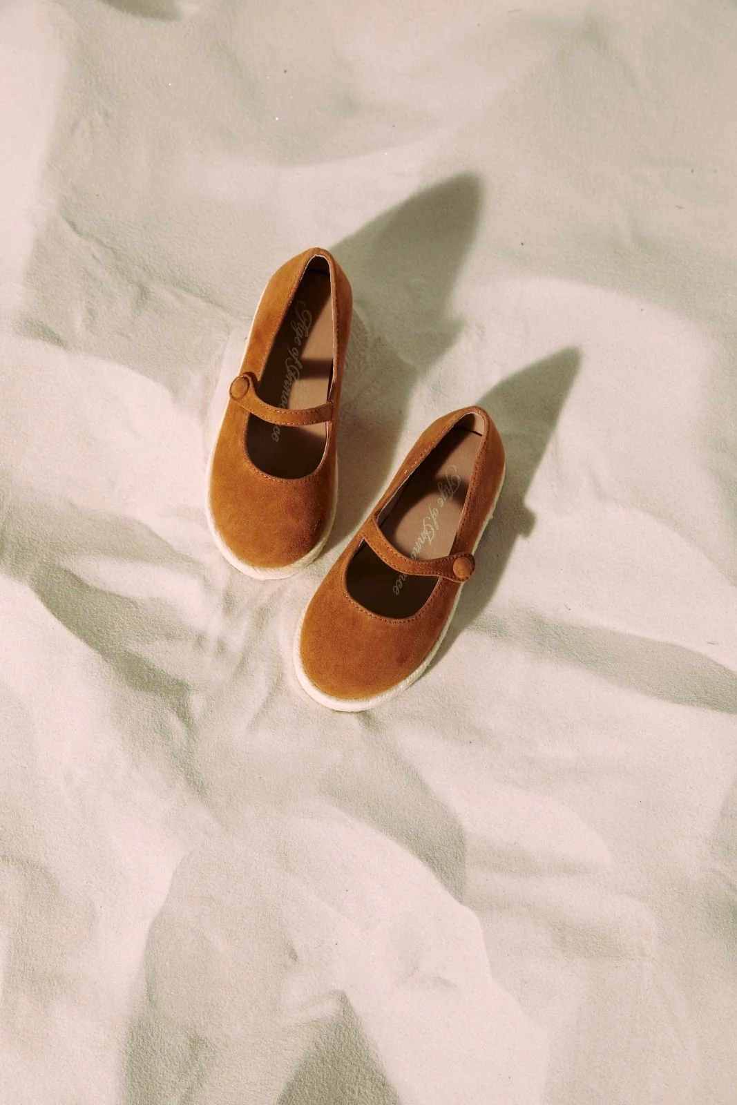 Hailey Suede Camel Espadrilles - Image 3