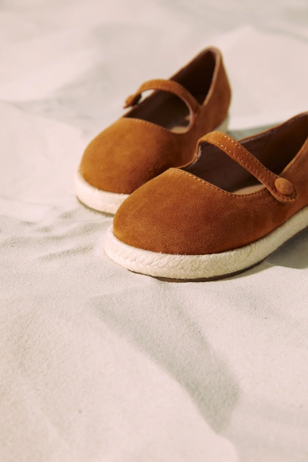 Hailey Suede Camel Espadrilles - Image 4