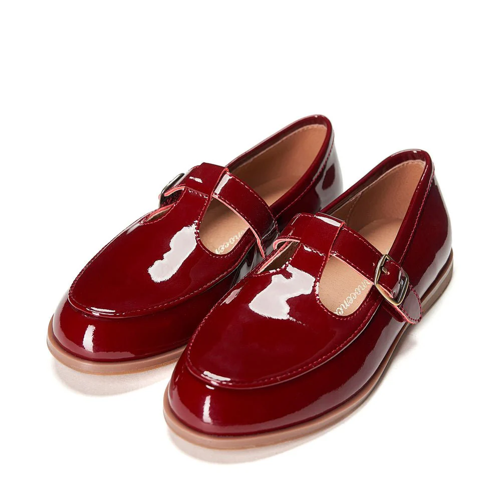 Hannah 2.0 Burgundy Shoes - Image 2