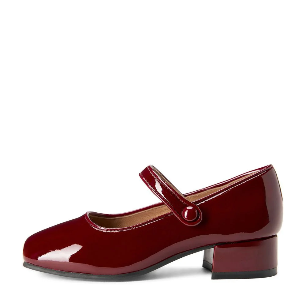 Holly Burgundy Shoes