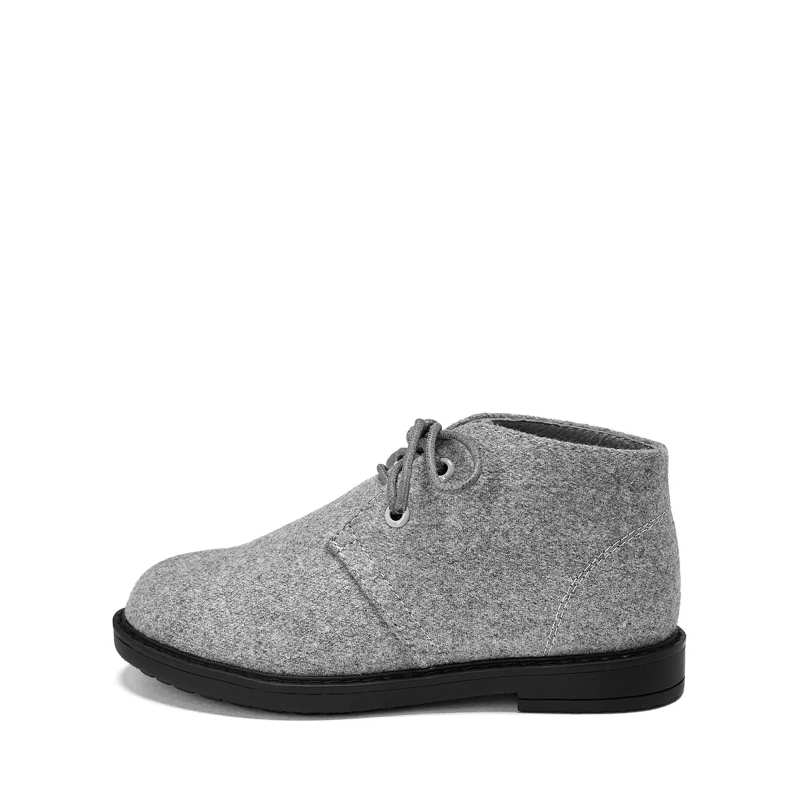 Hugh Wool Grey Boots