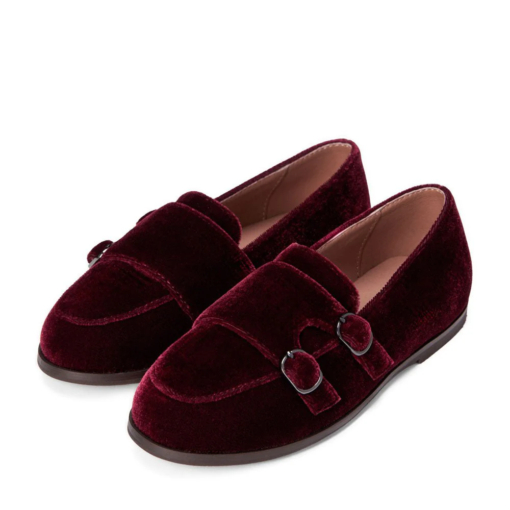 Ingrid Burgundy Shoes - Image 2