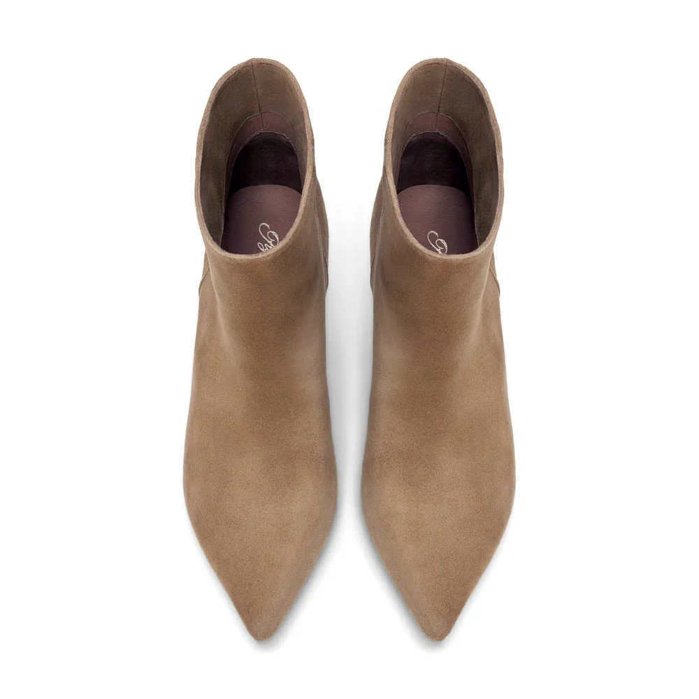Issy Beige Boots - Image 3