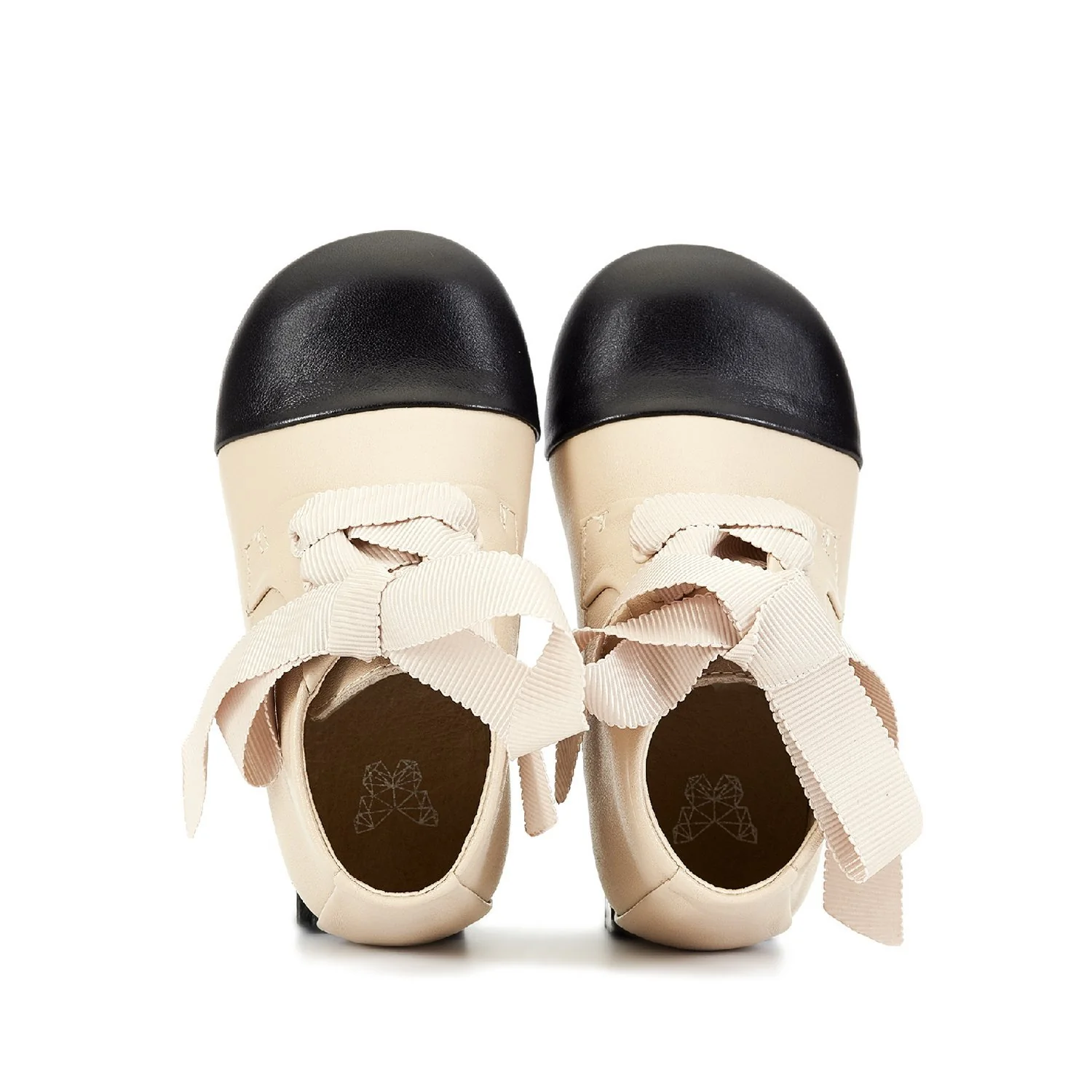 Jane Beige/Black Boots - Image 4