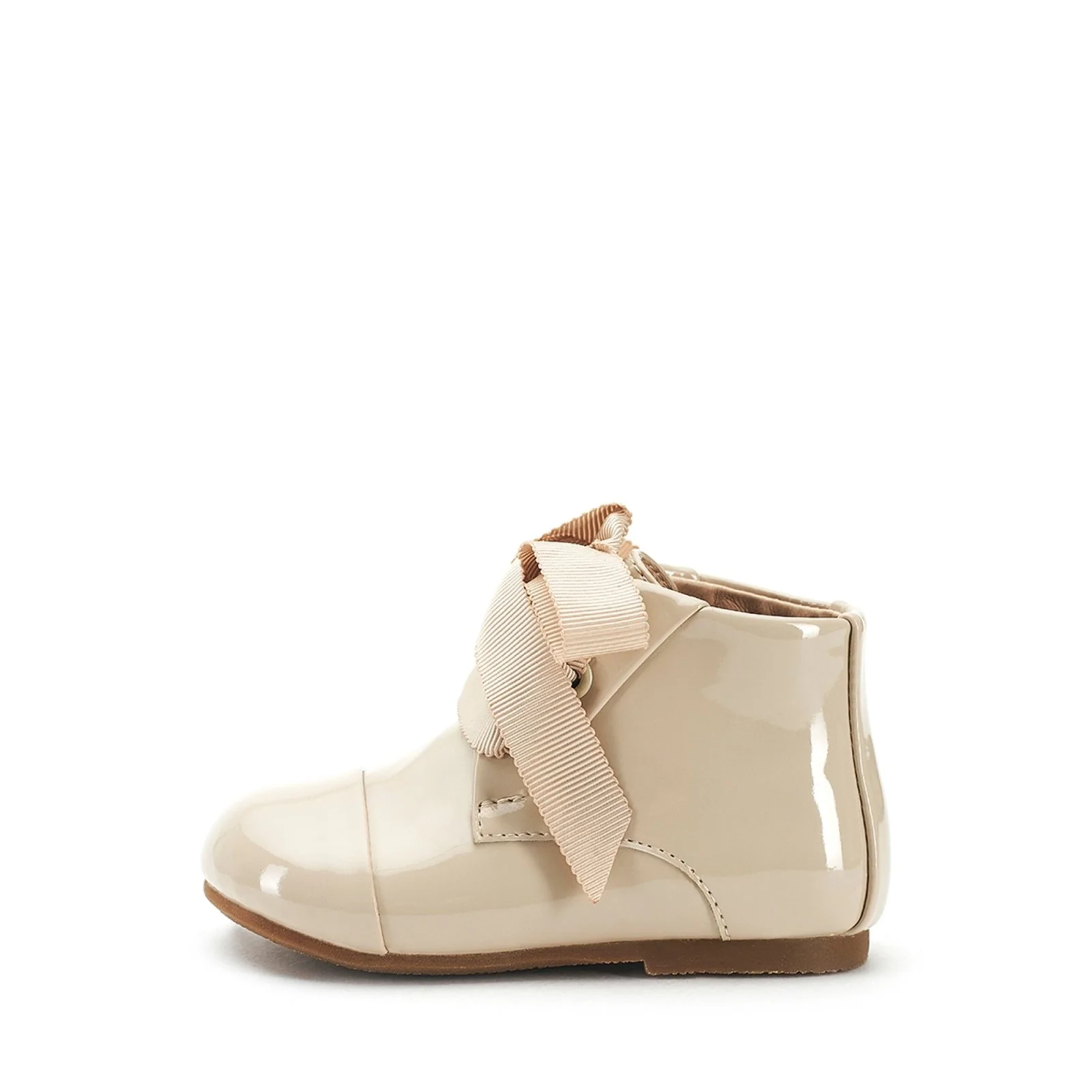 Jane PU Beige Boots