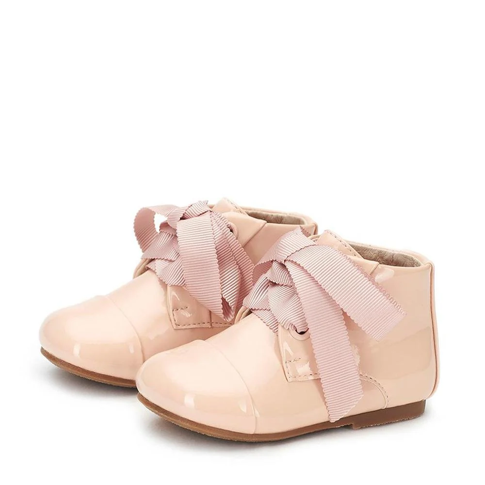 Jane PU Pink Boots - Image 2