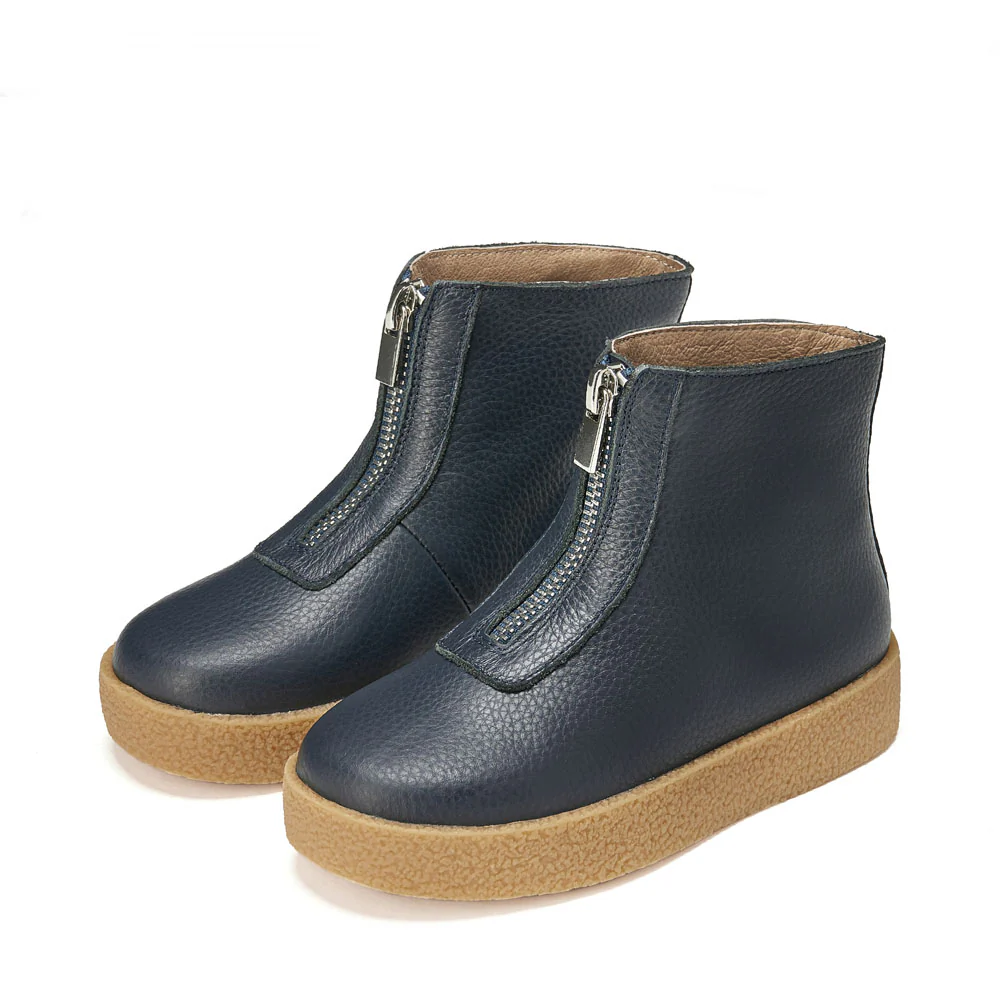 Jasper Navy Boots - Image 2