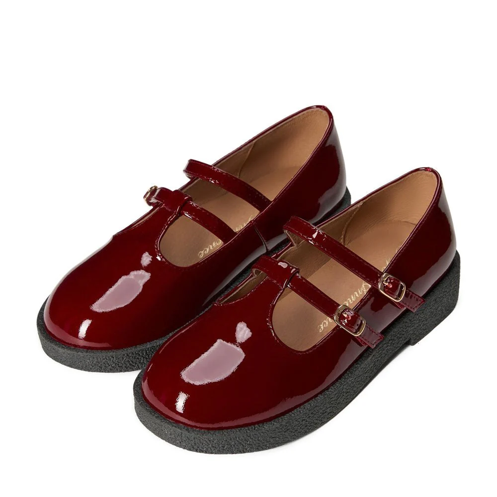Jayden Burgundy Shoes - Image 2