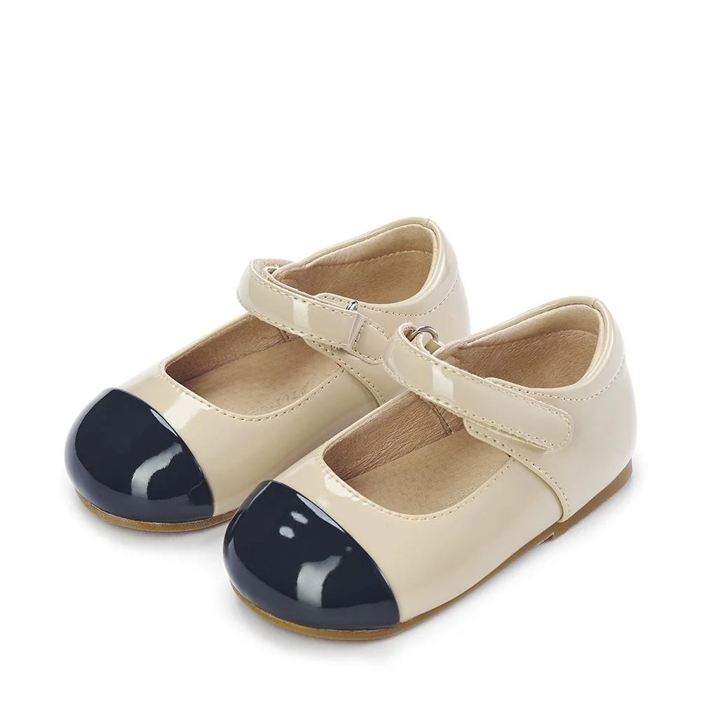 Jenny PL Beige/Black Shoes - Image 2