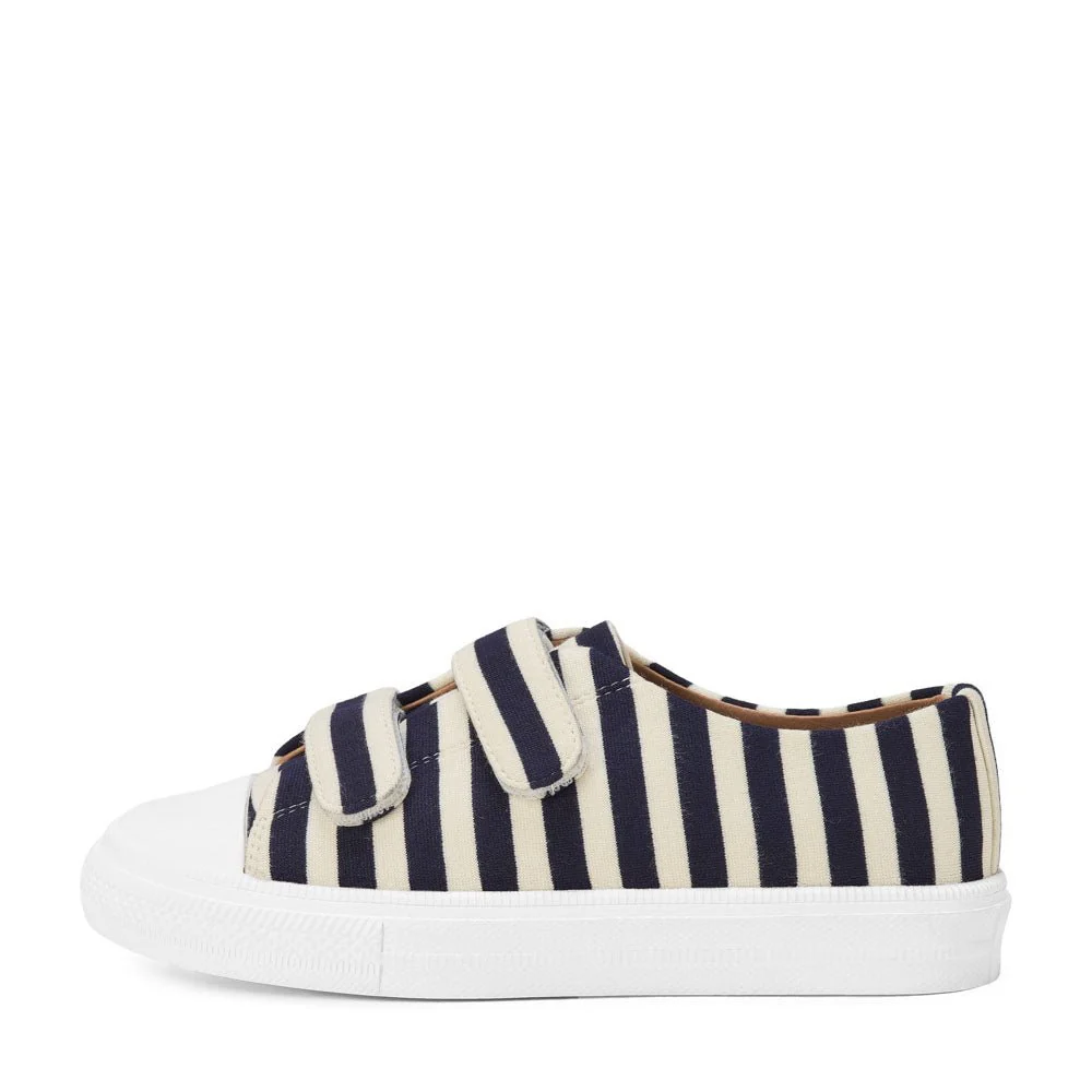 Jessie Striped Navy/White Sneakers