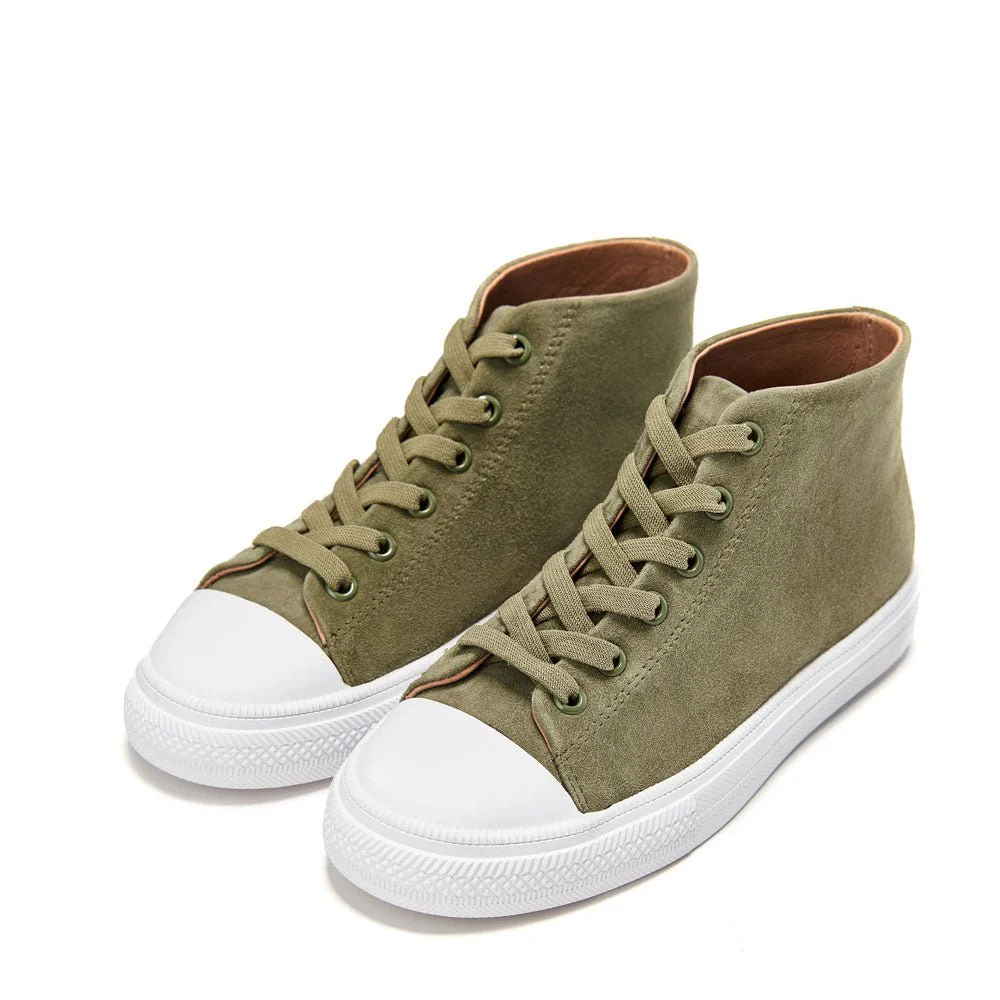 Johny High Khaki Sneakers - Image 2