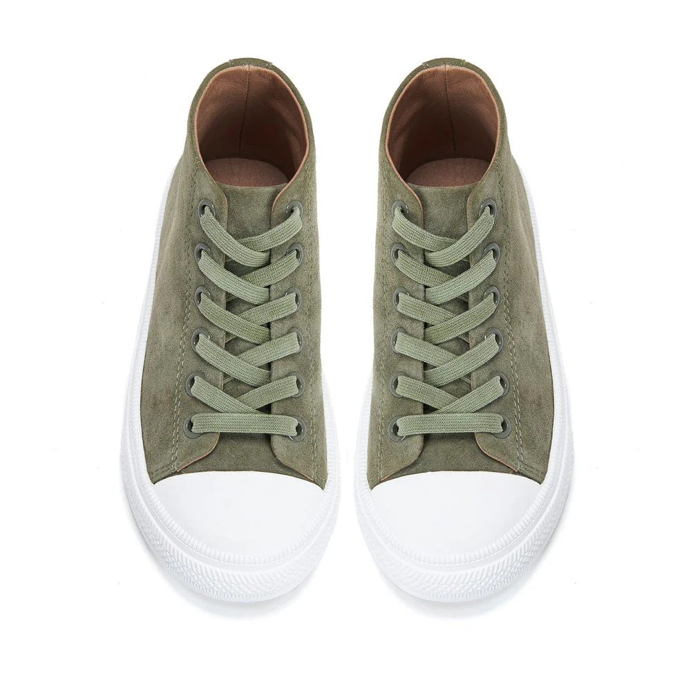 Johny High Khaki Sneakers - Image 3