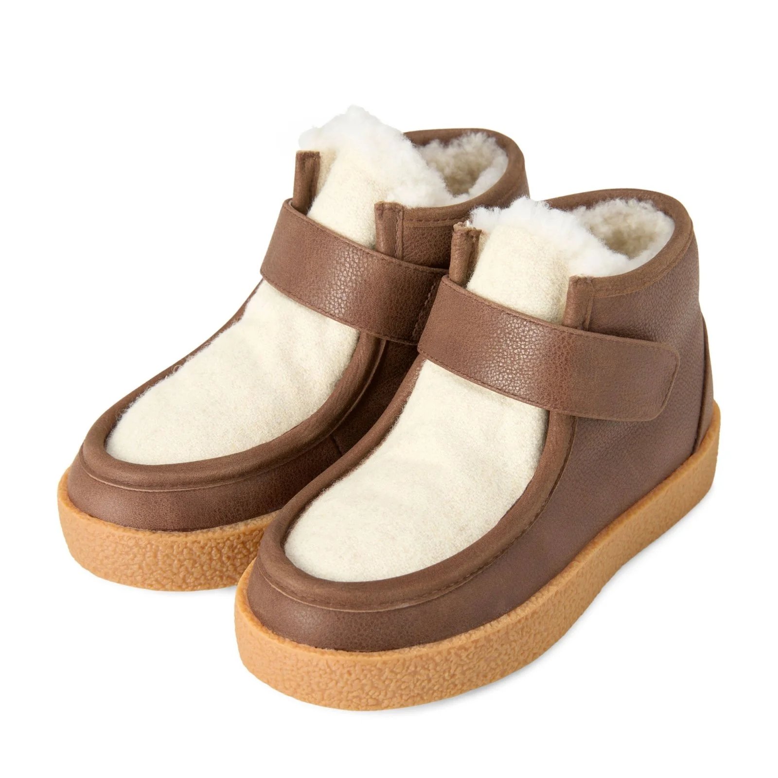 Kai Leather Brown/White Boots - Image 2