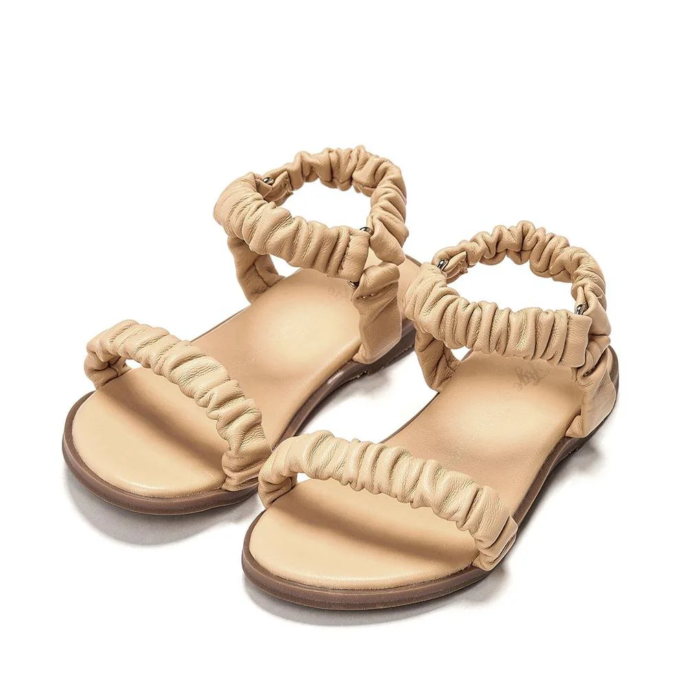 Kyle Beige Sandals - Image 2