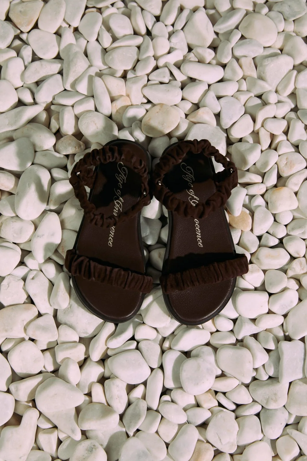 Kyle Suede Black Sandals - Image 3