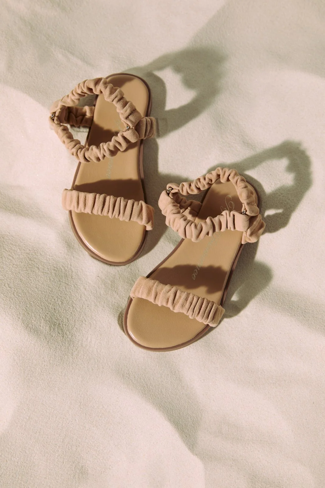 Kyle Suede Light beige Sandals - Image 3