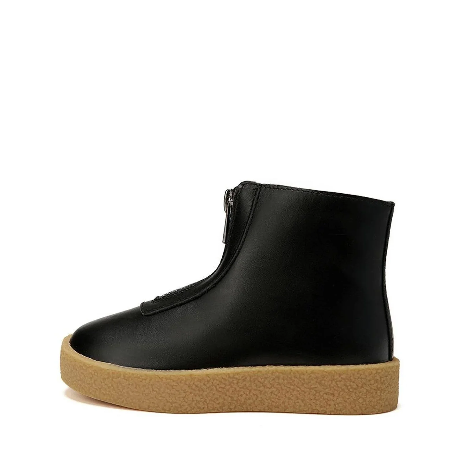Leah Leather Black Boots