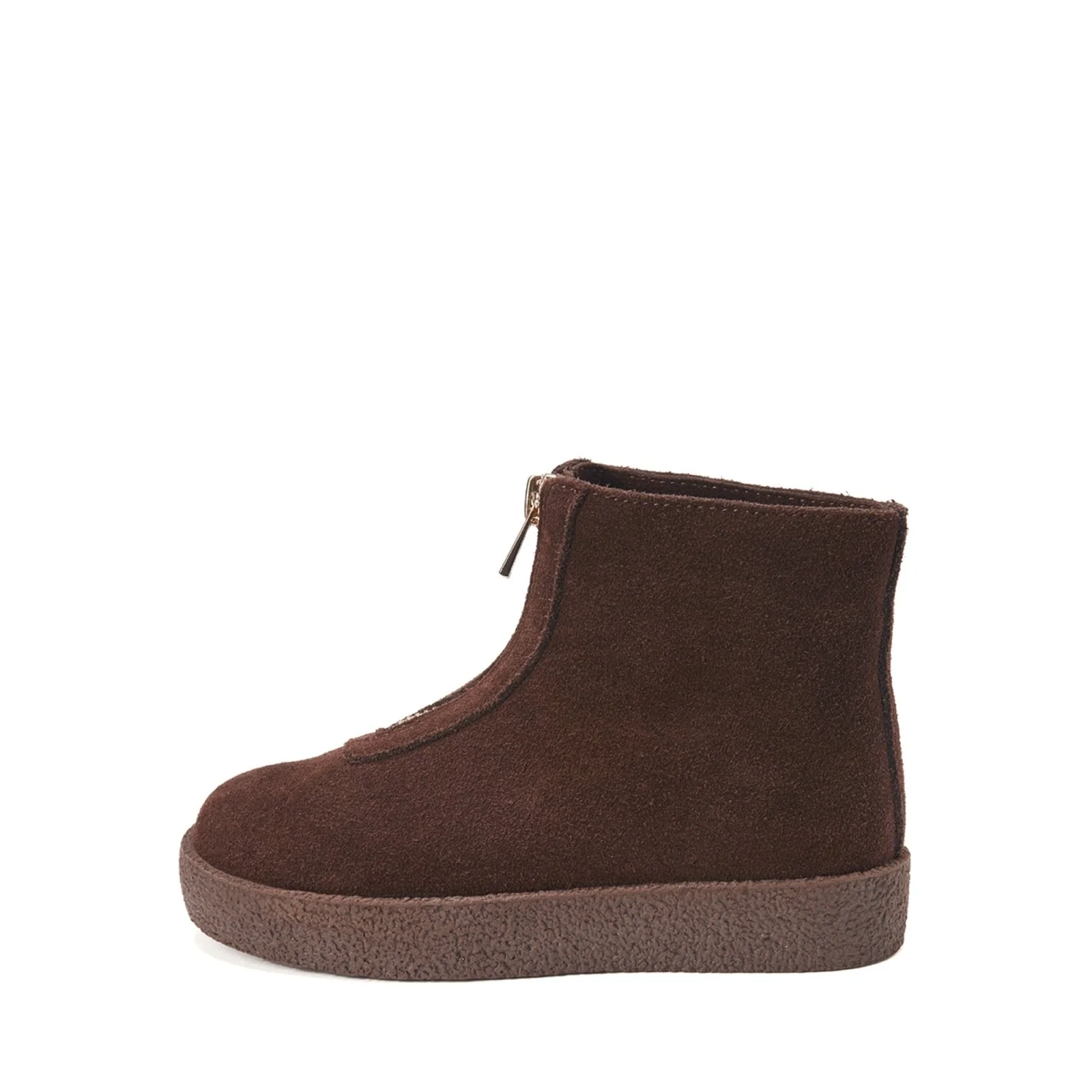 Leah Suede Chocolate Boots