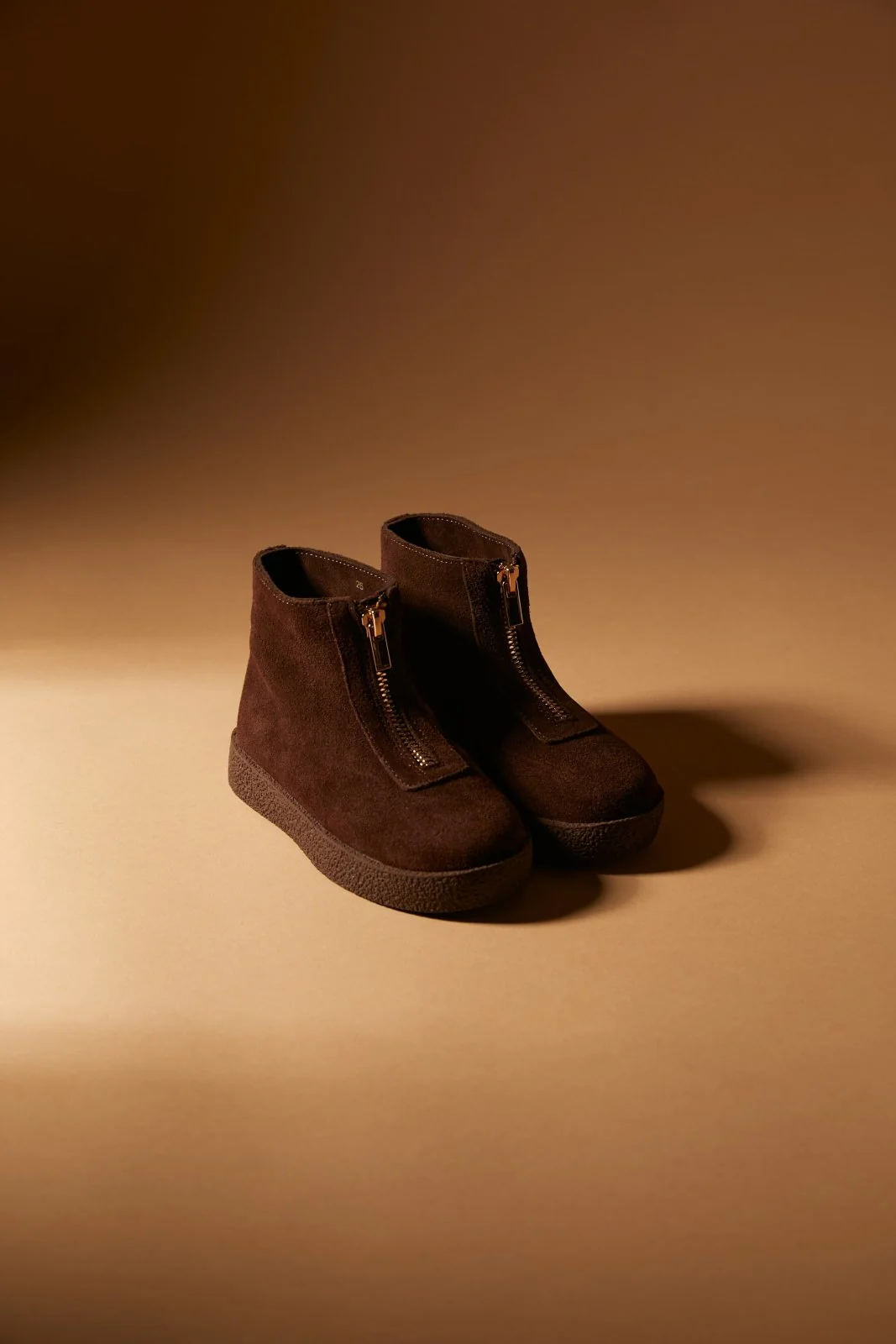 Leah Suede Chocolate Boots - Image 3