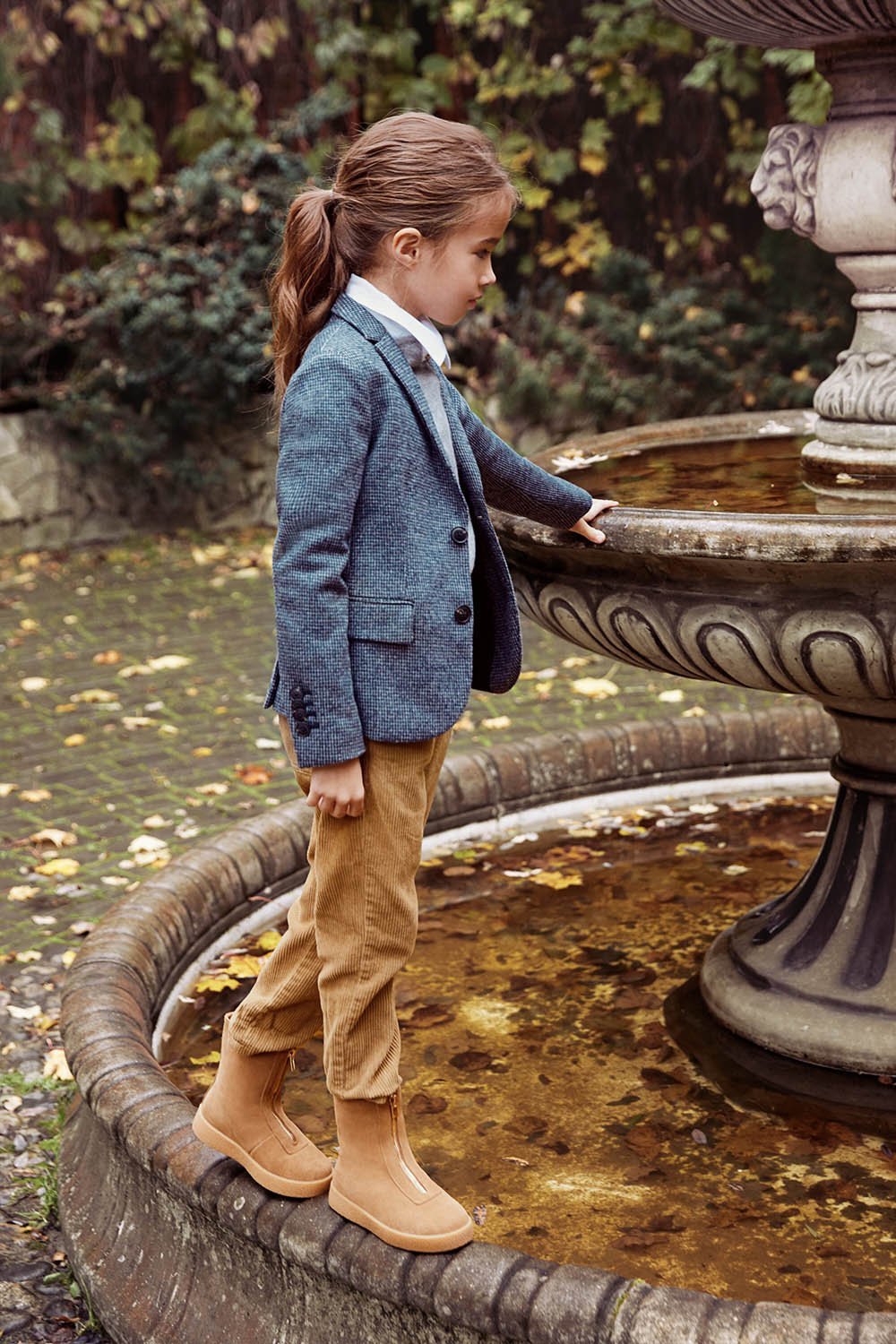 Leah Suede High Camel Boots - Image 3