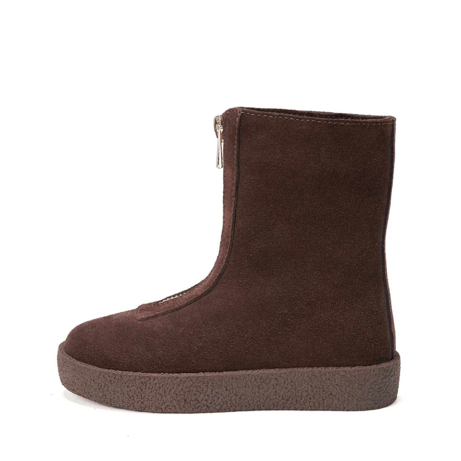 Leah Suede High Chocolate Boots