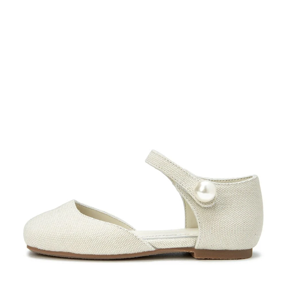 Libby Light Beige Flats