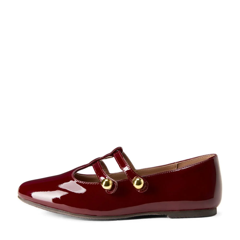 Lory Burgundy Shoes