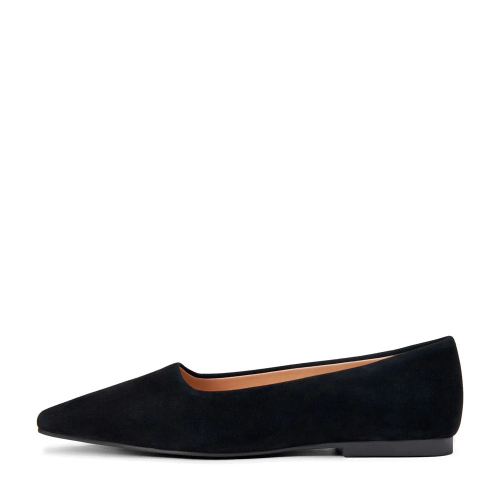 Louise Black Flats