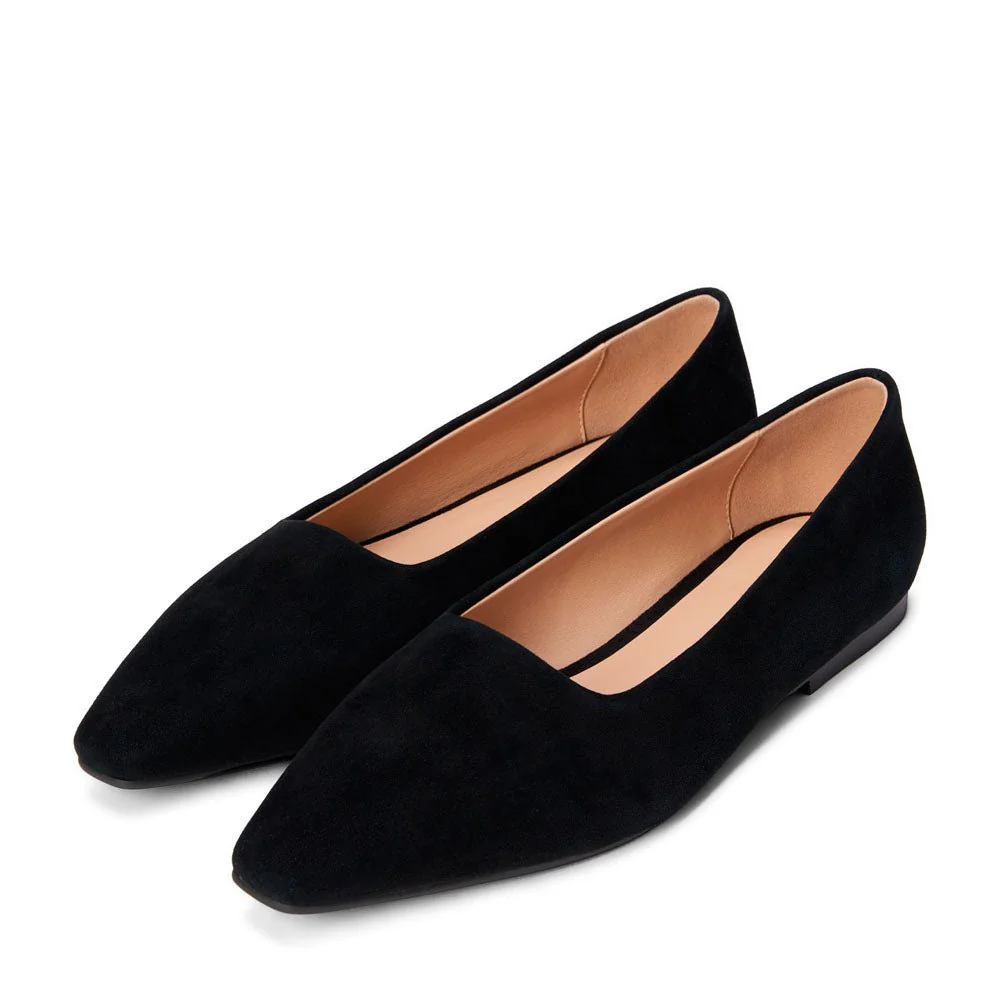 Louise Black Flats - Image 2