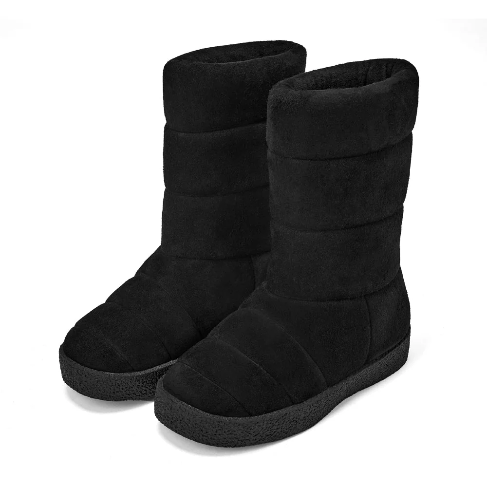 Lou Suede Black Boots - Image 2