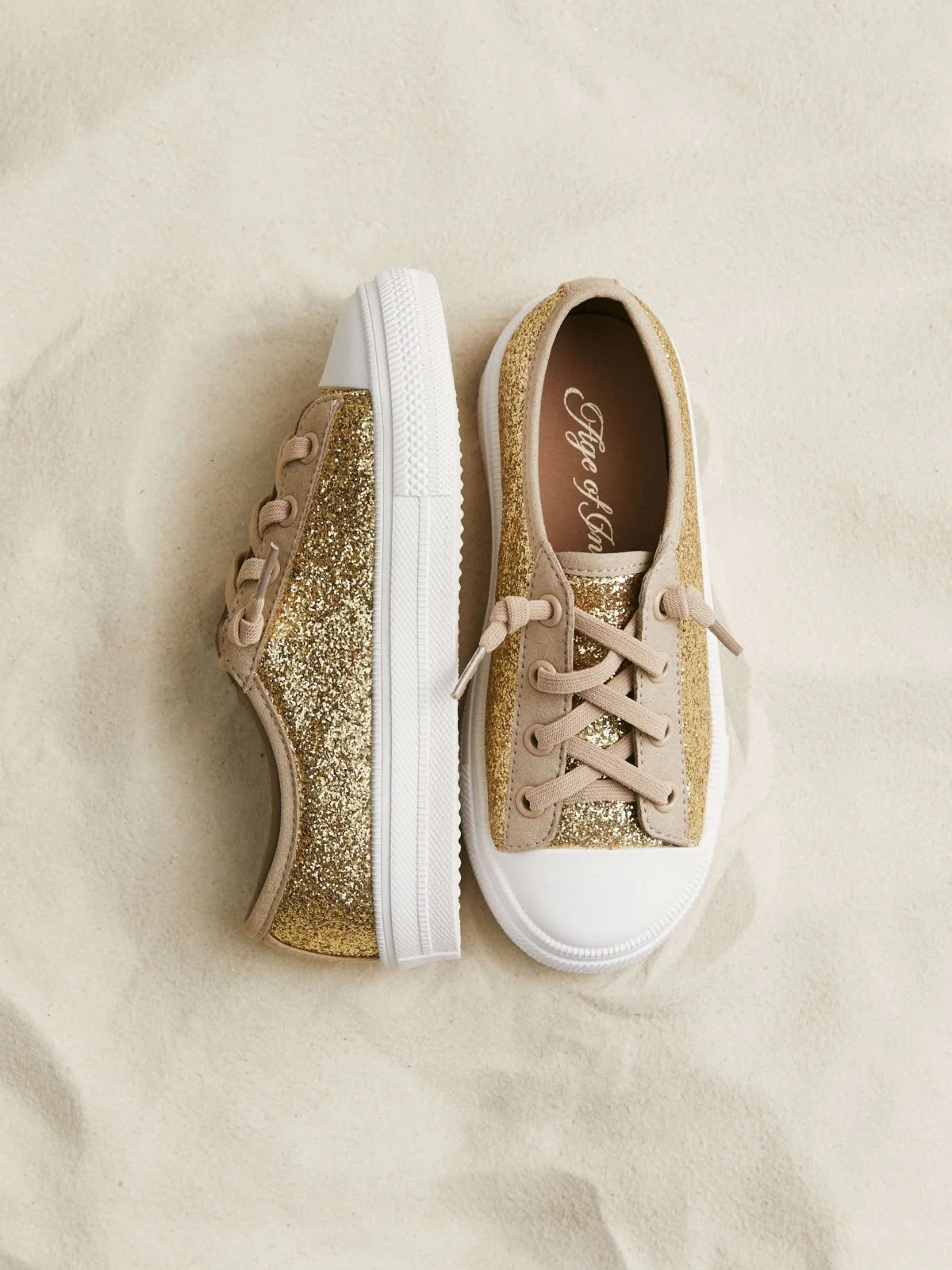 Mabel Gold Sneakers - Image 3