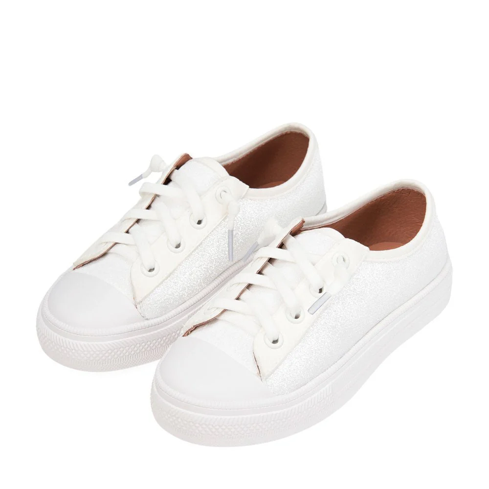 Mabel White Sneakers - Image 2