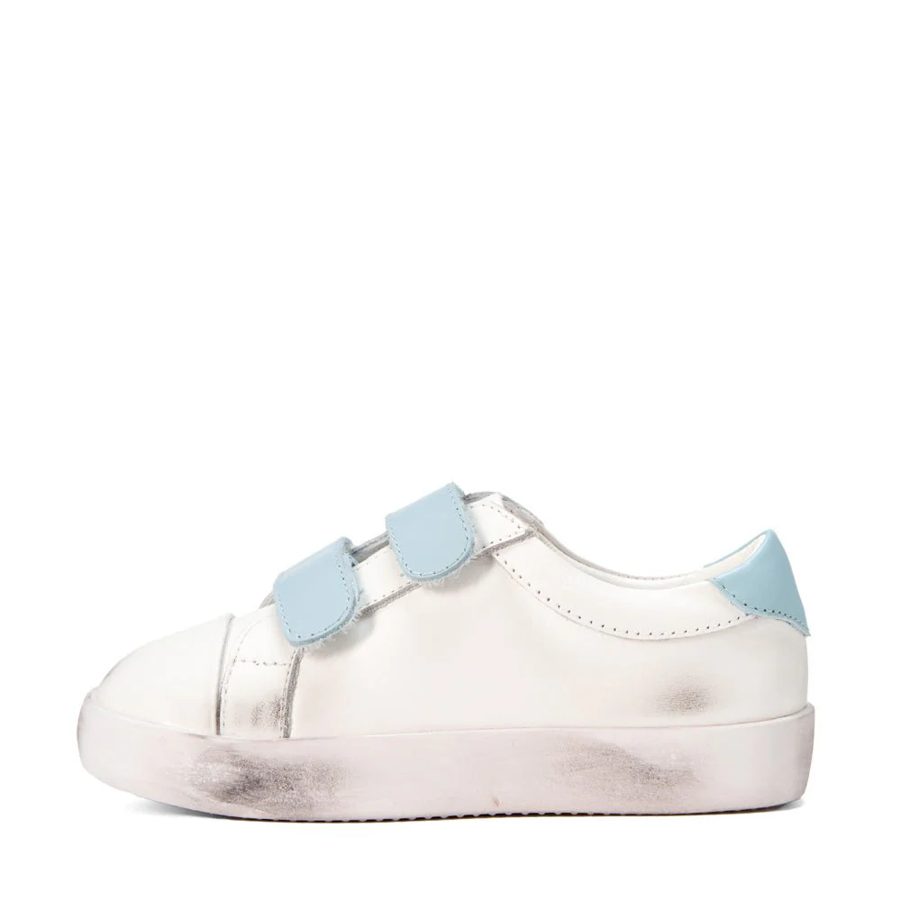 Maeve White/Blue Sneakers