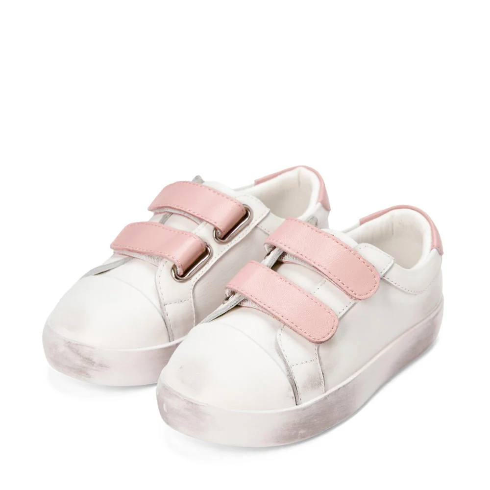 Maeve White/Pink Sneakers - Image 2