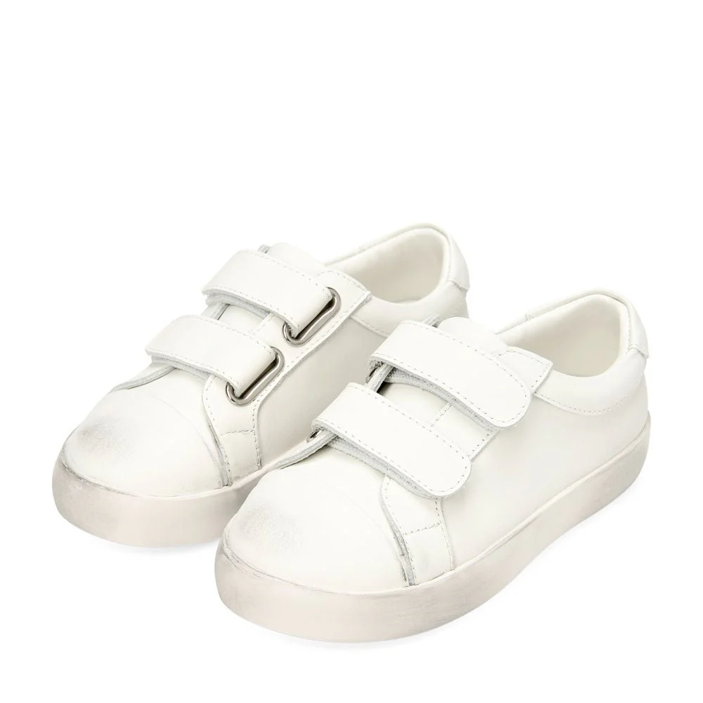 Maeve White/White Sneakers - Image 2