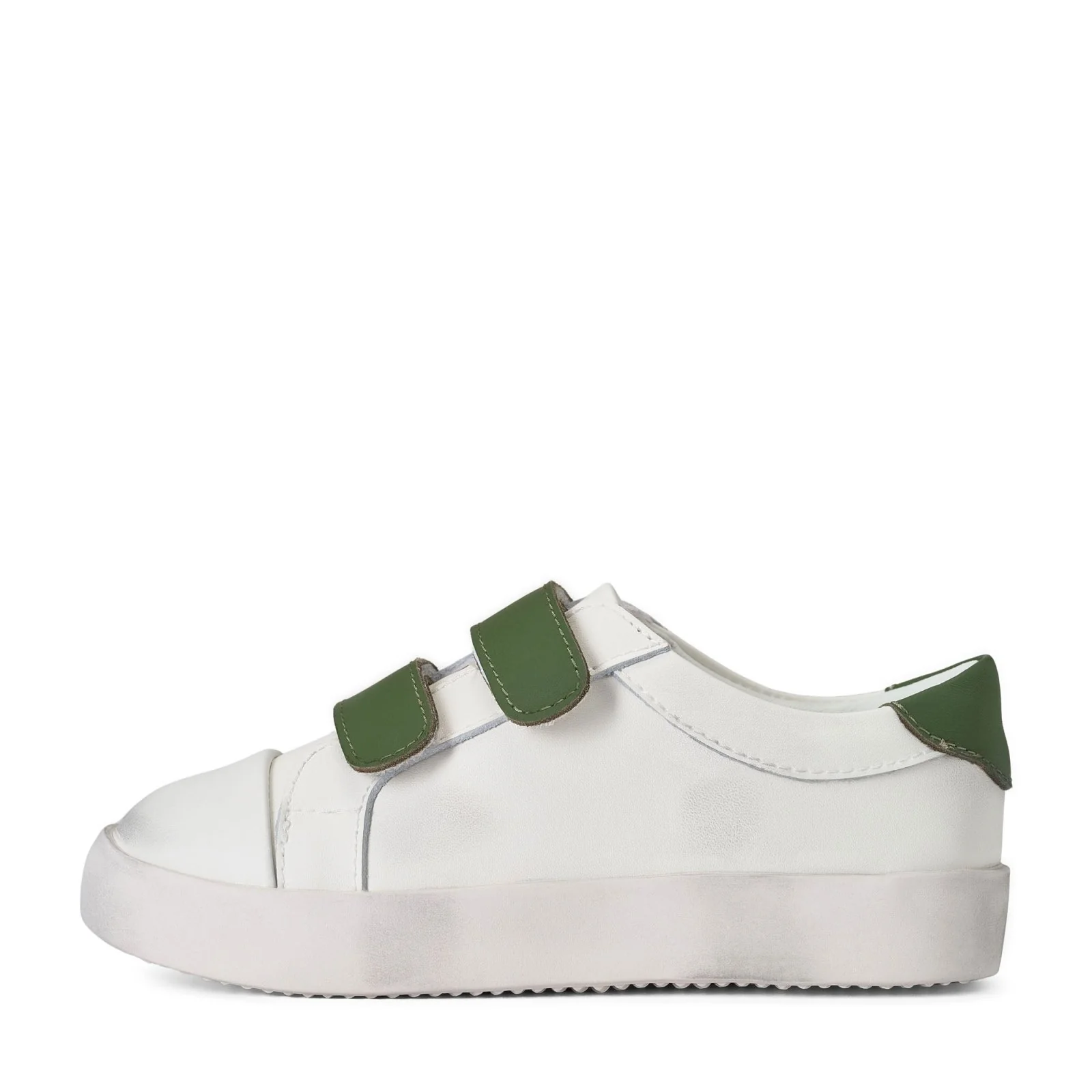 Maeve White/Khaki Sneakers