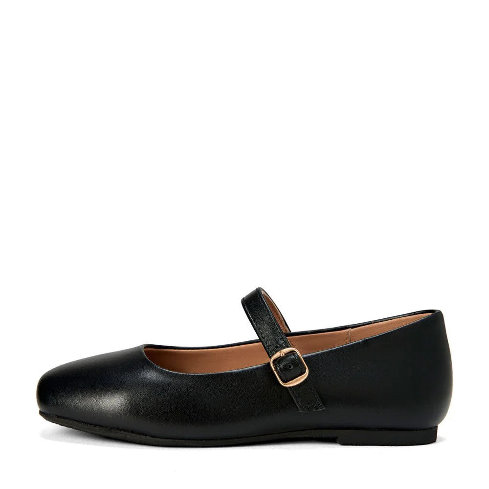 Mandy Black Flats