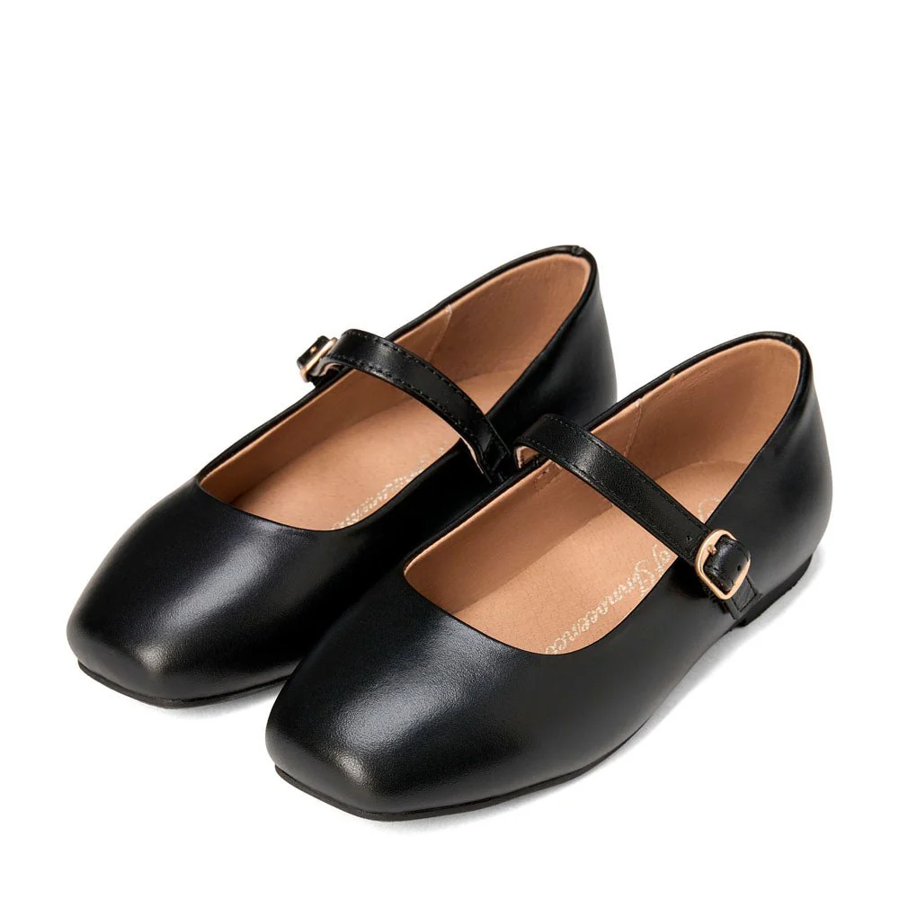 Mandy Black Flats - Image 2