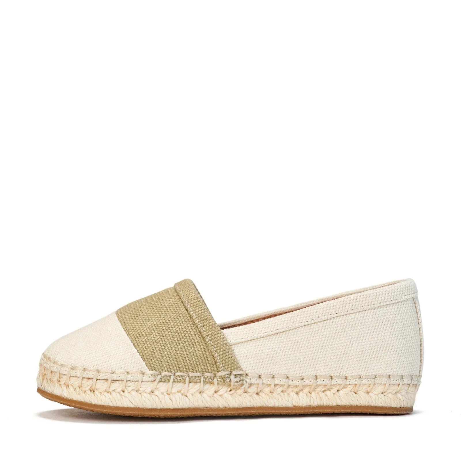 Marcus 2.0 White/Khaki Espadrilles