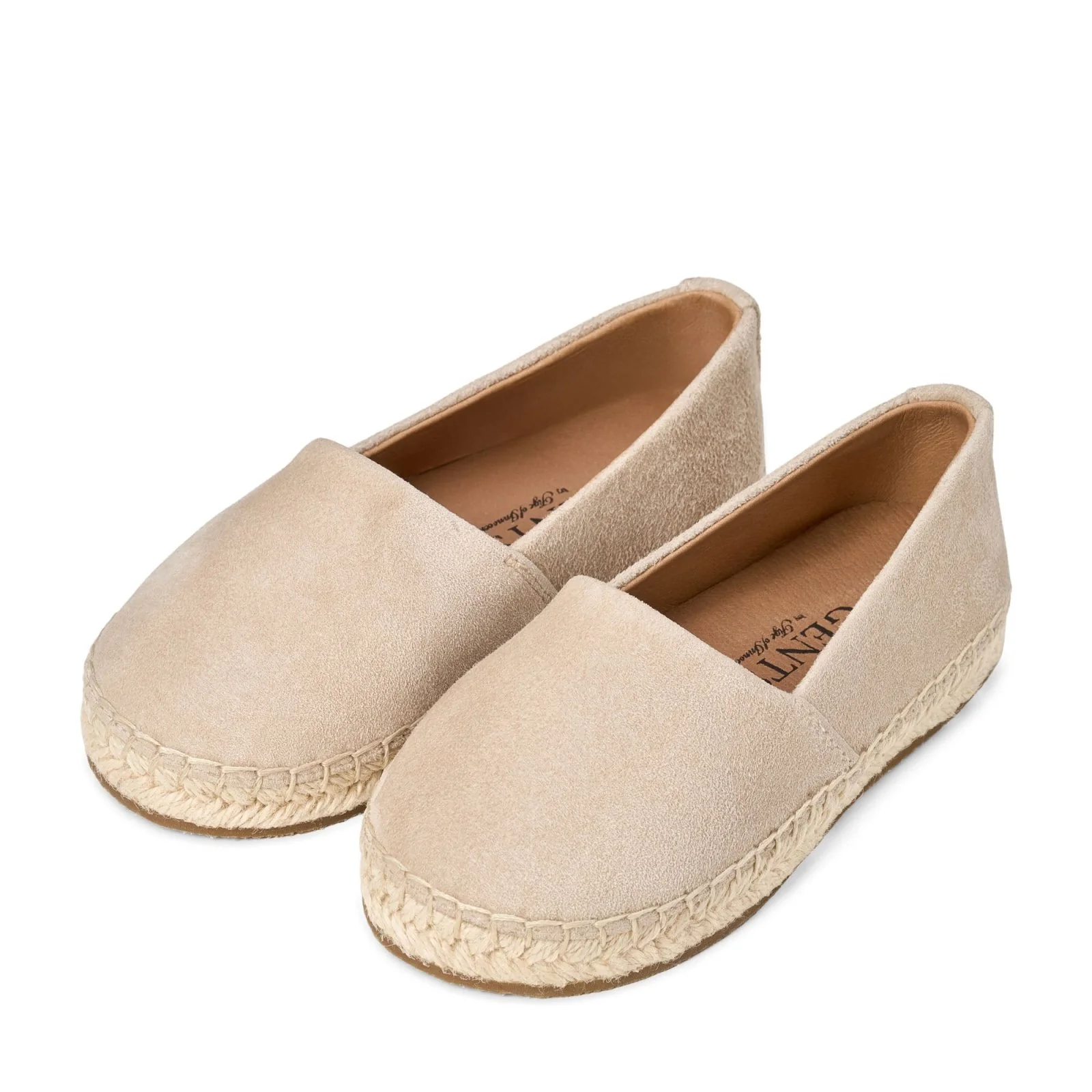 Marcus Suede Beige Loafers - Image 2