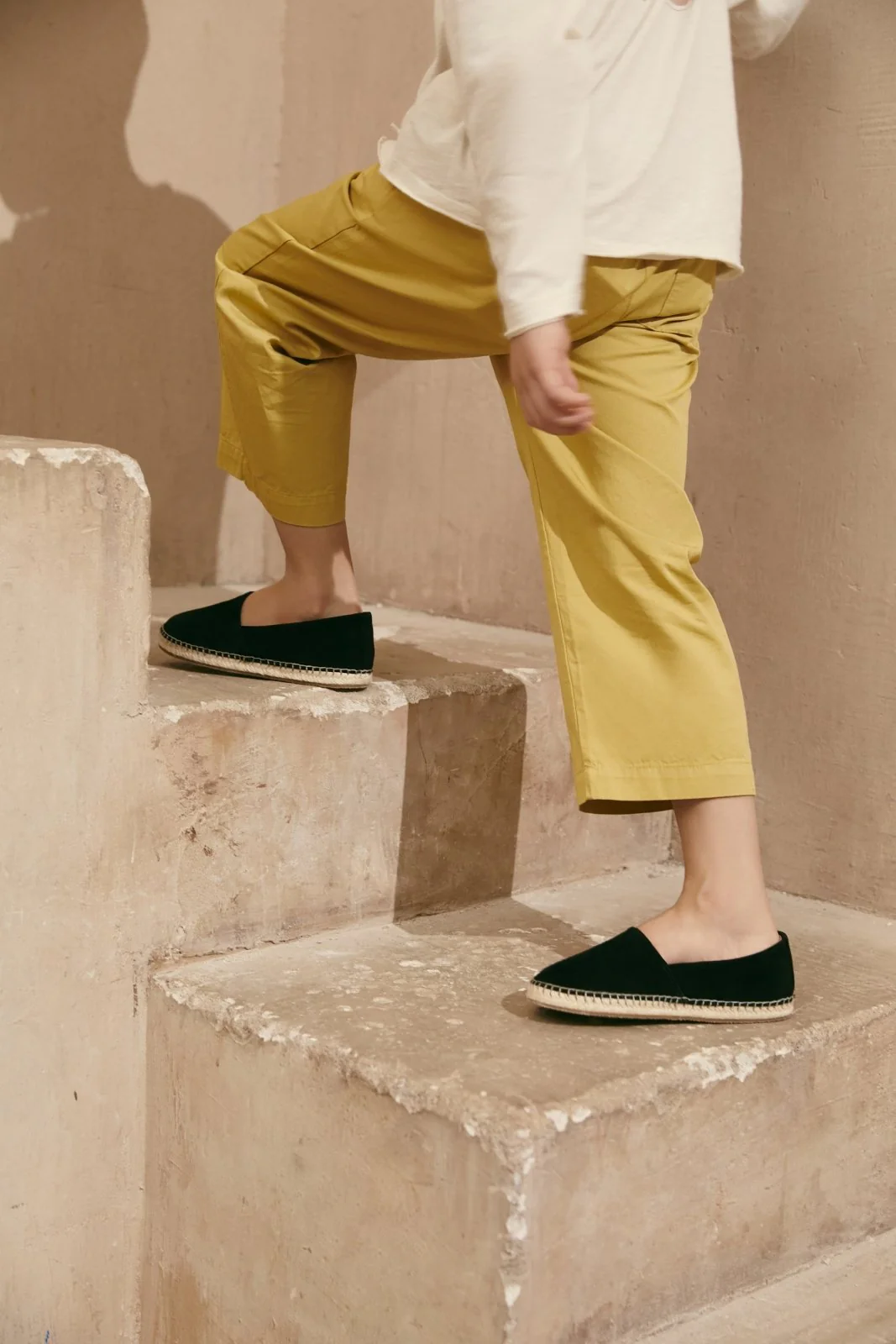 Marcus Suede Black Espadrilles - Image 3