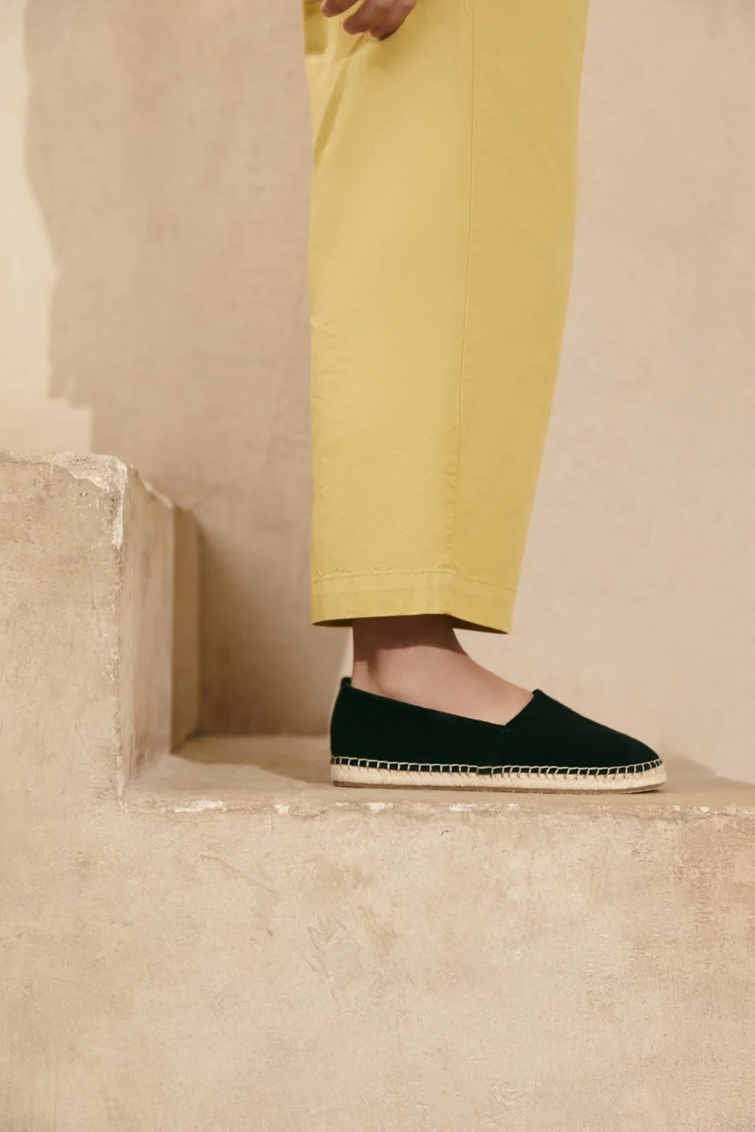 Marcus Suede Black Espadrilles - Image 4