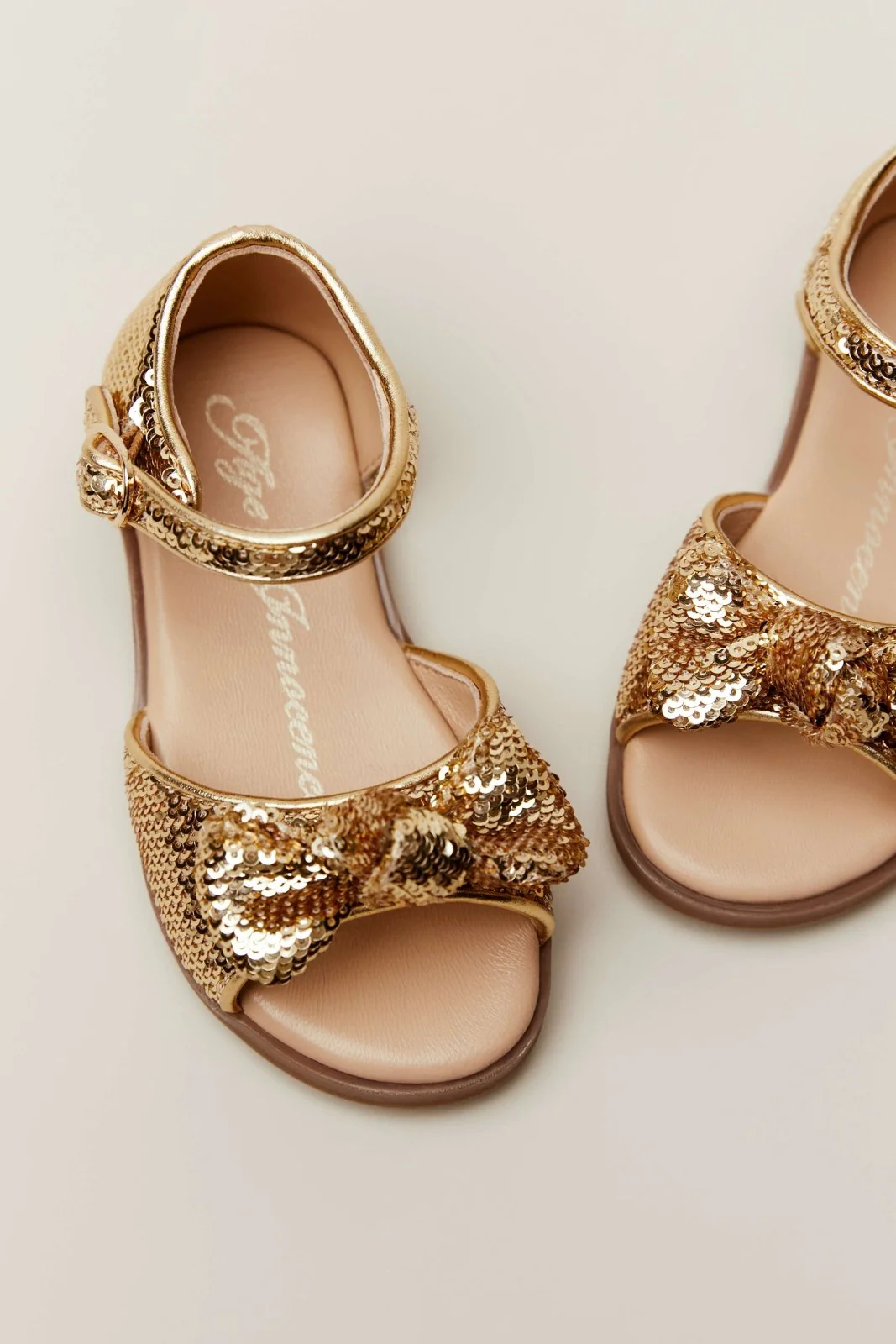 Margo Sequins Gold Sandals - Image 3