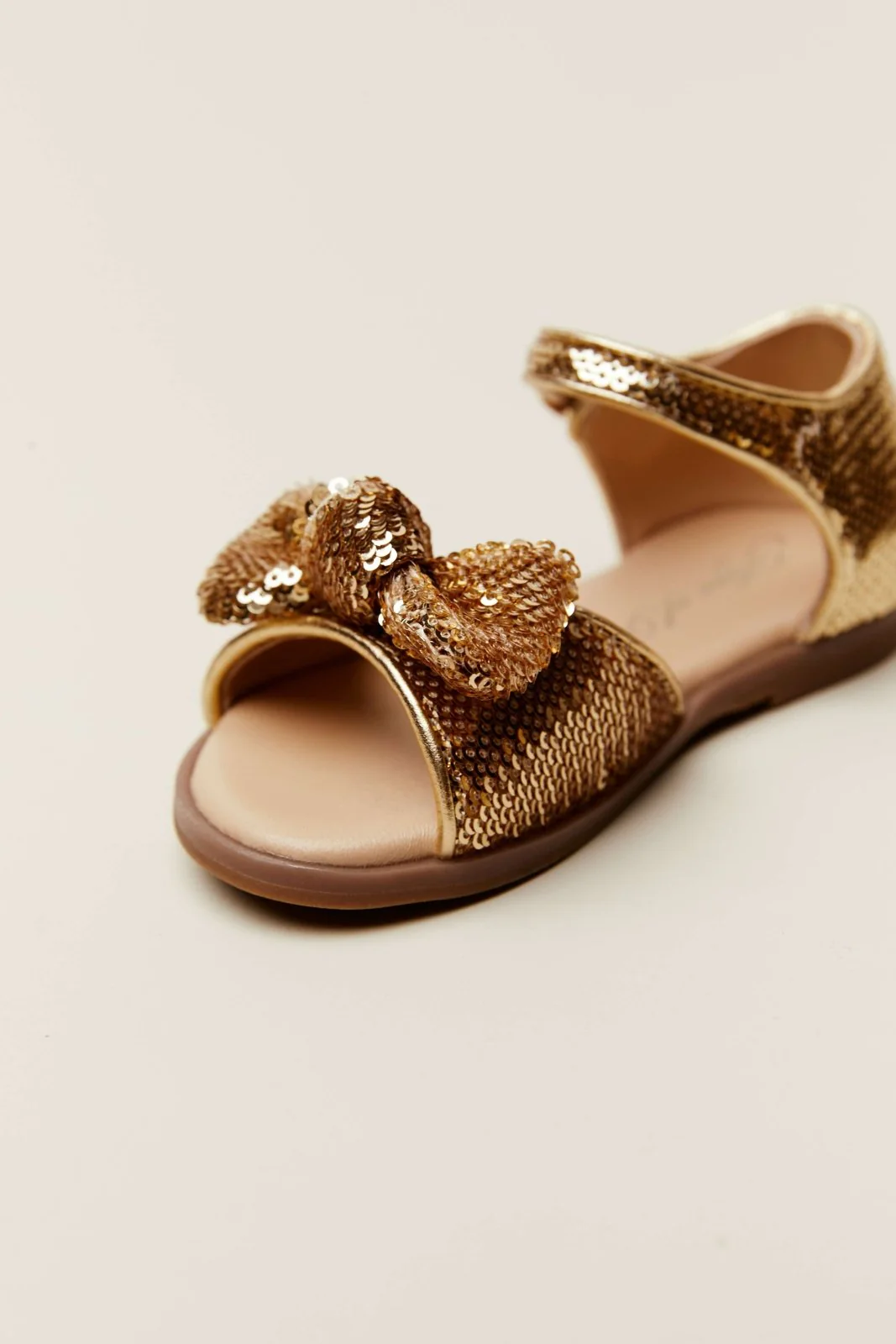 Margo Sequins Gold Sandals - Image 4