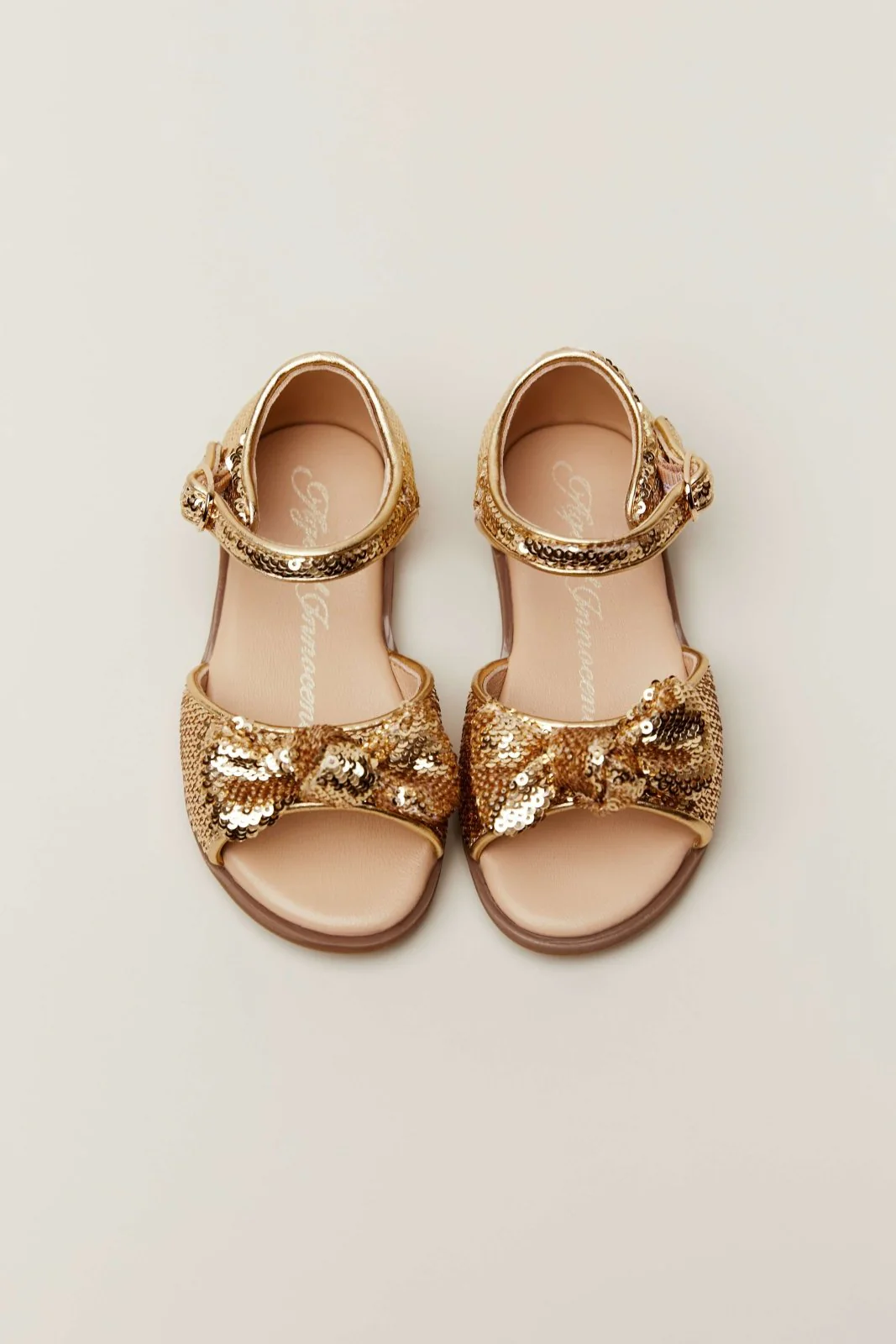 Margo Sequins Gold Sandals - Image 5